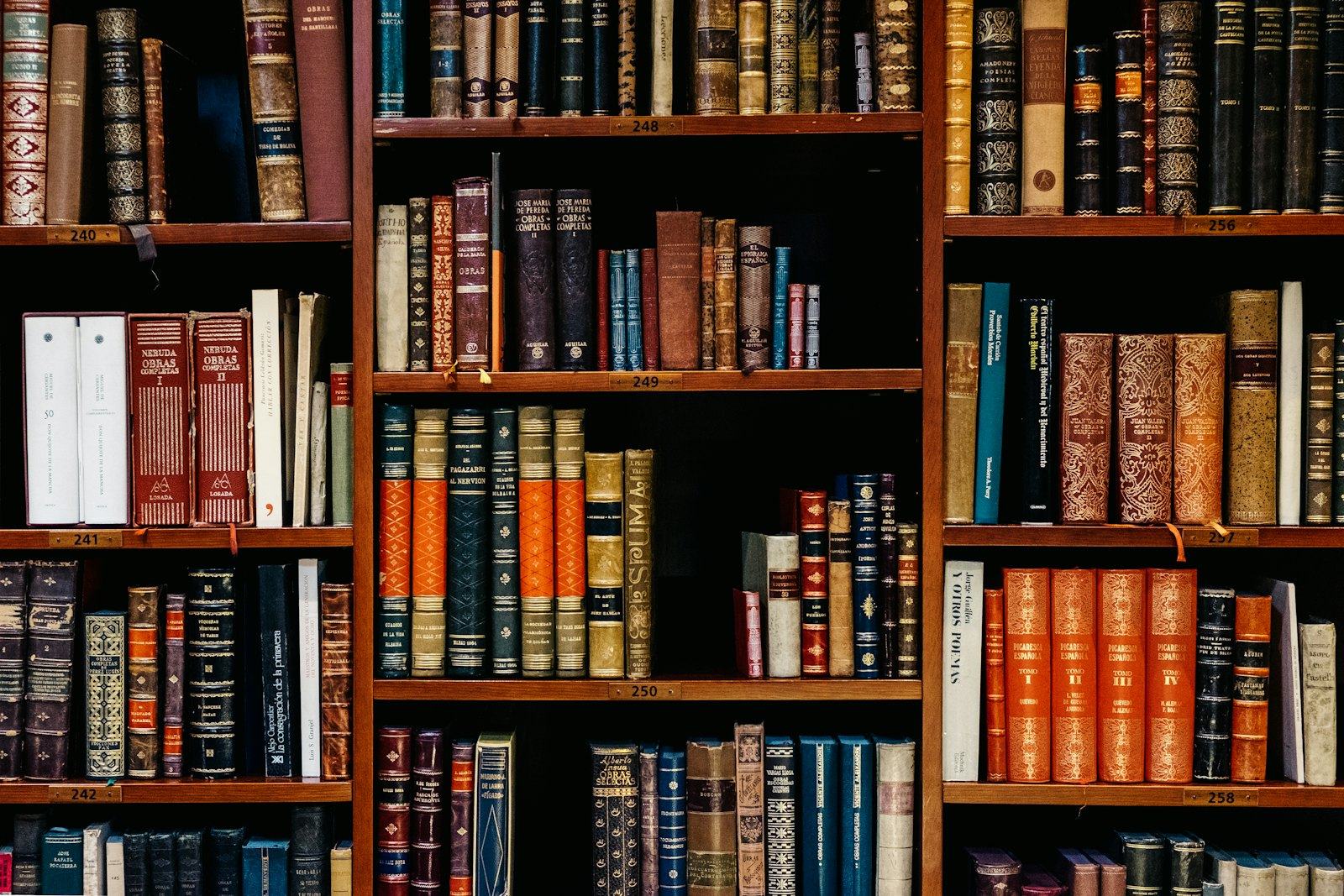 Bibliothèque juridique d'un cabinet d'avocats