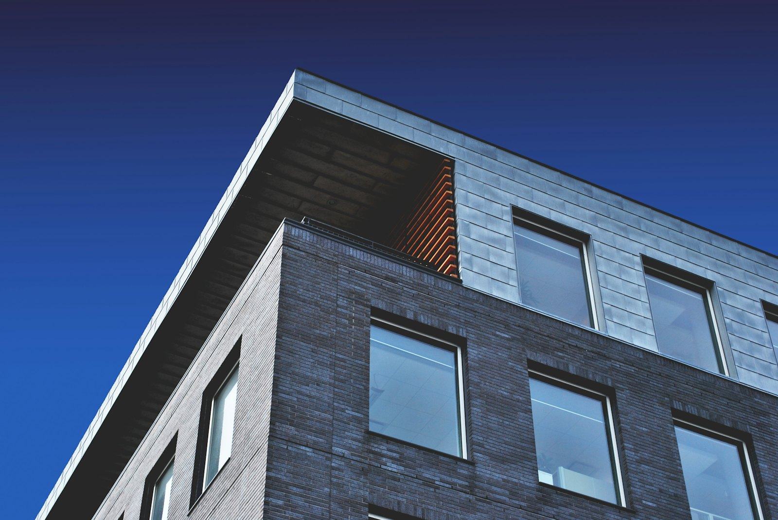 Façade d'une maison individuelle contemporaine