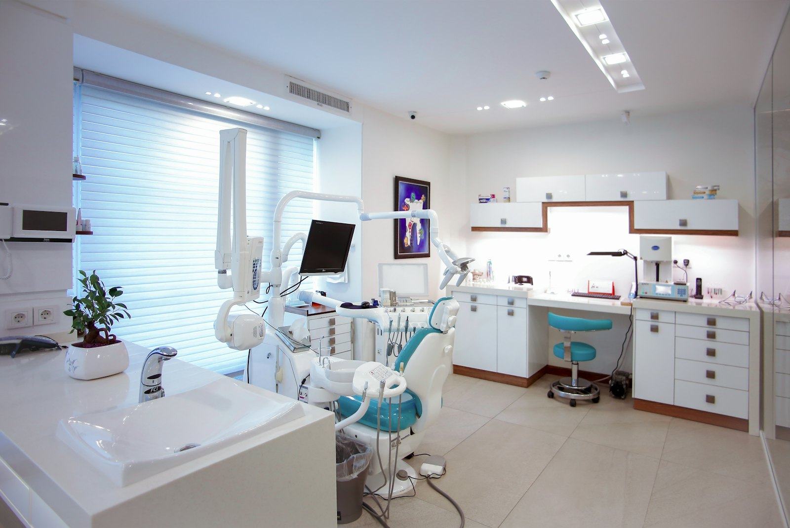 Salle de soins d'un cabinet dentaire